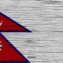 Download wallpapers Flag of Nepal, 4k, Asia, wooden texture