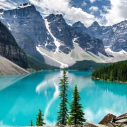 Wallpapers Moraine Lake, 4k, 5k wallpaper, Canada, mountains, lake