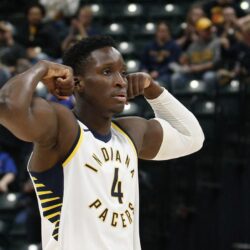 WATCH: Victor Oladipo does 10 push