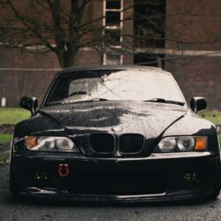 Black BMW M3 Front View Desktop Wallpapers