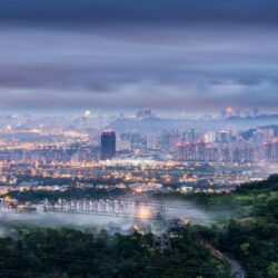 Misty Taipei in Taiwan wallpapers and image