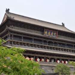 drum tower of xian 4k wallpapers