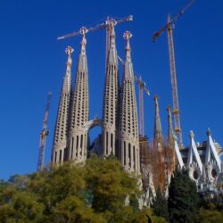 Architecture image La Sagrada Familia HD wallpapers and backgrounds