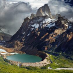 Download Argentina, Lake, Dark Clouds, Mountain, Scenic
