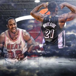 Alonzo Mourning and Hassan Whiteside by TheLeGoLotR