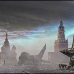 Moscow disasters red square post apocalyptic russian wallpapers