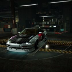 Speed world nissan 200sx s14 garage nfs wallpapers