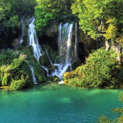 Thailand Wallpaper, Waterfall, River Jungle. Nature Desktop