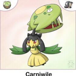 Carnivine + Mawile Fusion by Twime777