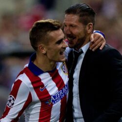 Antoine Griezmann With Diego Simeone Wallpapers Wallpapers