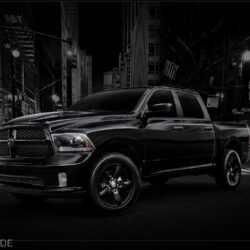 Black Dodge Ram 1500 Full HD Wallpapers and Backgrounds Image