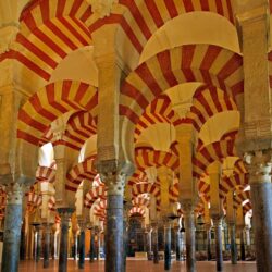 Free wallpapers background: Moorish Architecture Arches Mezquita