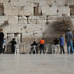 Wailing Wall : Western Wall in Jerusalem Stock Video Footage