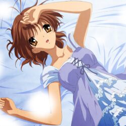 blue clannad dress furukawa nagisa