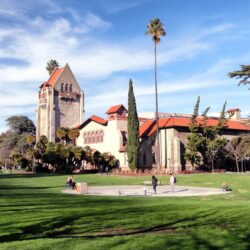 San Jose State University, California, architecture, grass free