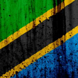 Download wallpapers Tanzania flag, 4k, grunge, flag of Tanzania