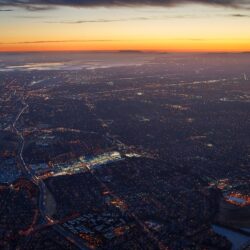 Silicon Valley, San Francisco, Aerial view, Technology, Sunset, San