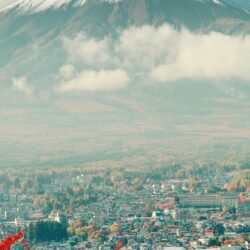 Download Mount Fuji Japan City iPhone 6 Wallpapers