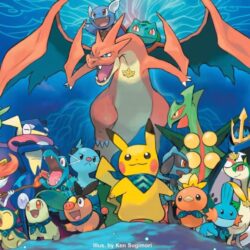 Pokemon Super Mystery Dungeon art by Ken Sugimori. I think this is