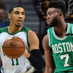 Report: Jaylen Brown, Jayson Tatum Off Limits in Kyrie Irving