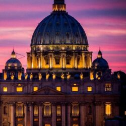 Download wallpapers rome, italy, vatican, st peters basilica