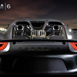 Back view of a Porsche 918 Spyder in Forza Motorsport 6 wallpapers