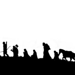 Simple black and white wallpapers [1080p] : lotr