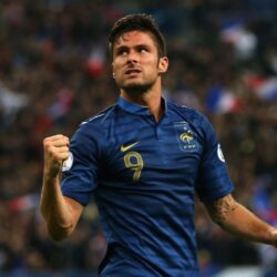 Olivier Giroud of Les Bleus