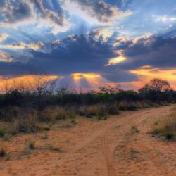 africa south africa namibia landscape clouds sunset desert HD