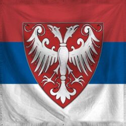 Serbian Nemanjic dinasty flag by KoridaNovoNaselje