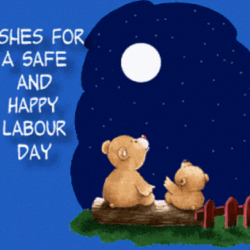 Beautiful Labor Day Wishes Teddy Wallpapers