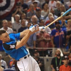 Aaron Judge was a monster in the first round of the Home Run Derby