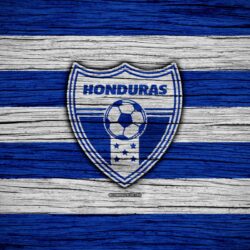 Download wallpapers 4k, Honduras national football team, logo, North