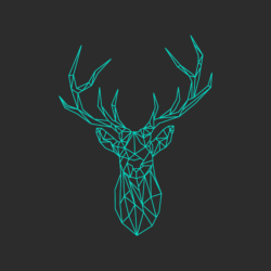 Polygon Deer : wallpapers