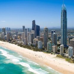 gold coast surfers paradise queensland australia beach city