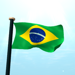 Brazil Flag 3D Free Wallpapers
