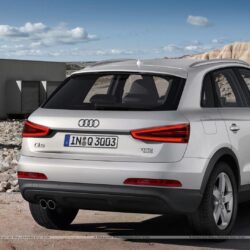 Audi Q3 White Color Back Picture Wallpapers