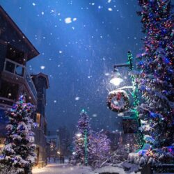 Magic in the Whistler Village iPhone X Wallpapers Download