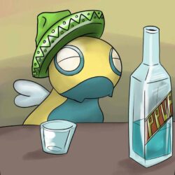 Dunsparce drinking