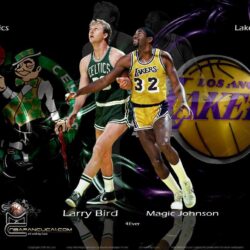 Magic Johnson and Larry Bird Wallpapers