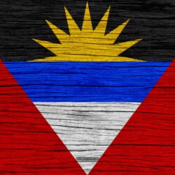 Download wallpapers Flag of Antigua and Barbuda, 4k, North America