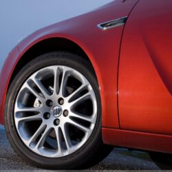 Tyre Closeup Of 2008 Buick Regal 2.0 Turbo In Red Wallpapers