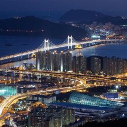 Gwangan Bridge, Busan, South Korea ❤ 4K HD Desktop Wallpapers for 4K