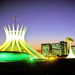 Brasilia Brazil Catedral Metropolitana Capital City Landscape