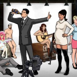 Archer Drinking HD Wallpapers