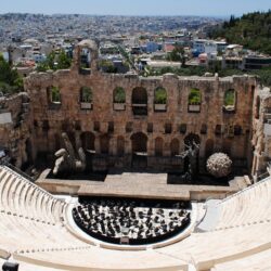 Greek National Opera, Athens city HD wallpapers