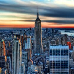 Empire State Building HDR HD desktop wallpapers : High Definition