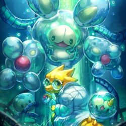 Pokemon x UNDERTALE : Alphys and Reuniclus by Sa