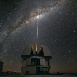 Milky way laser night observatory skies wallpapers