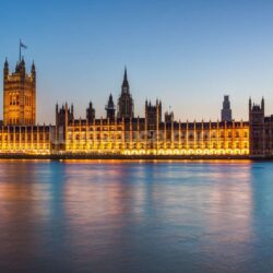 Houses of Parliament at Dusk Wallpapers Mural